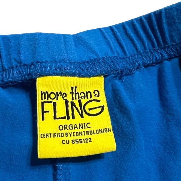 DUNS More Than A Fling Sz 110/116 (5-6Y) Organic Blue Baggy Pants - Picture 4 of 5